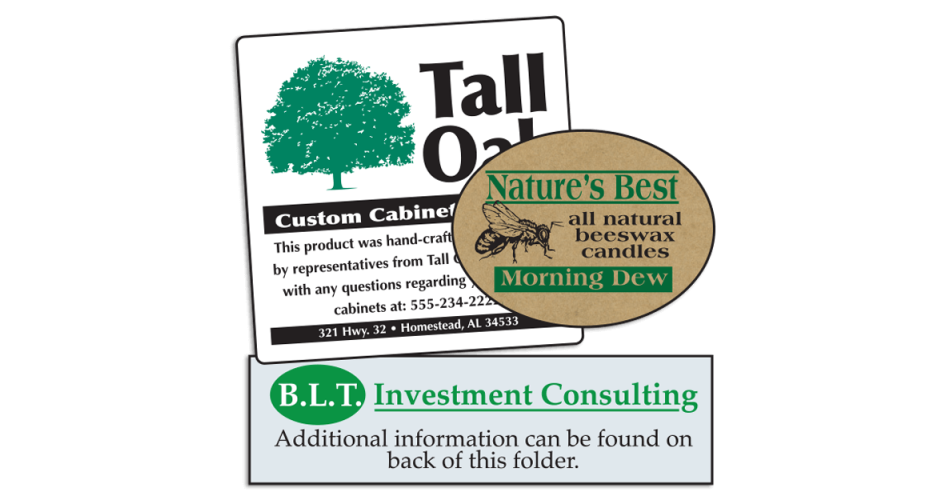 Specialty Paper Roll Labels